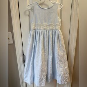 Bailey Boys Classics Light Blue Linen Blend Dress
